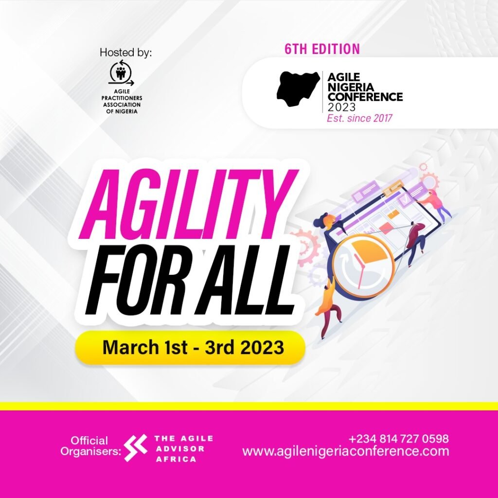 Agile Nigeria Conference 2023 flyer